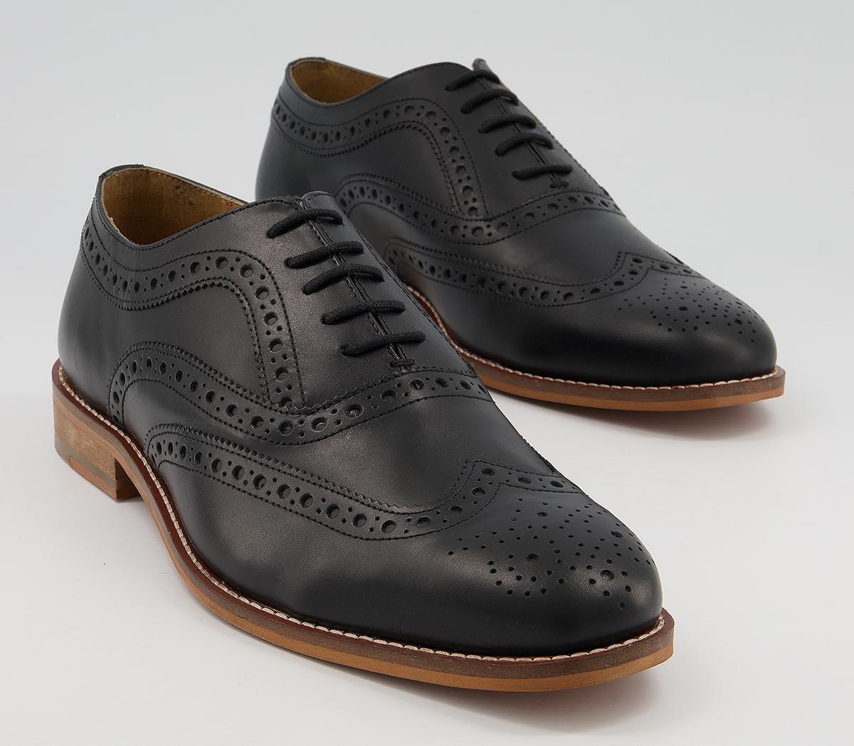 Office Meaner Brogues Office Meaner Brogues Black Leather
