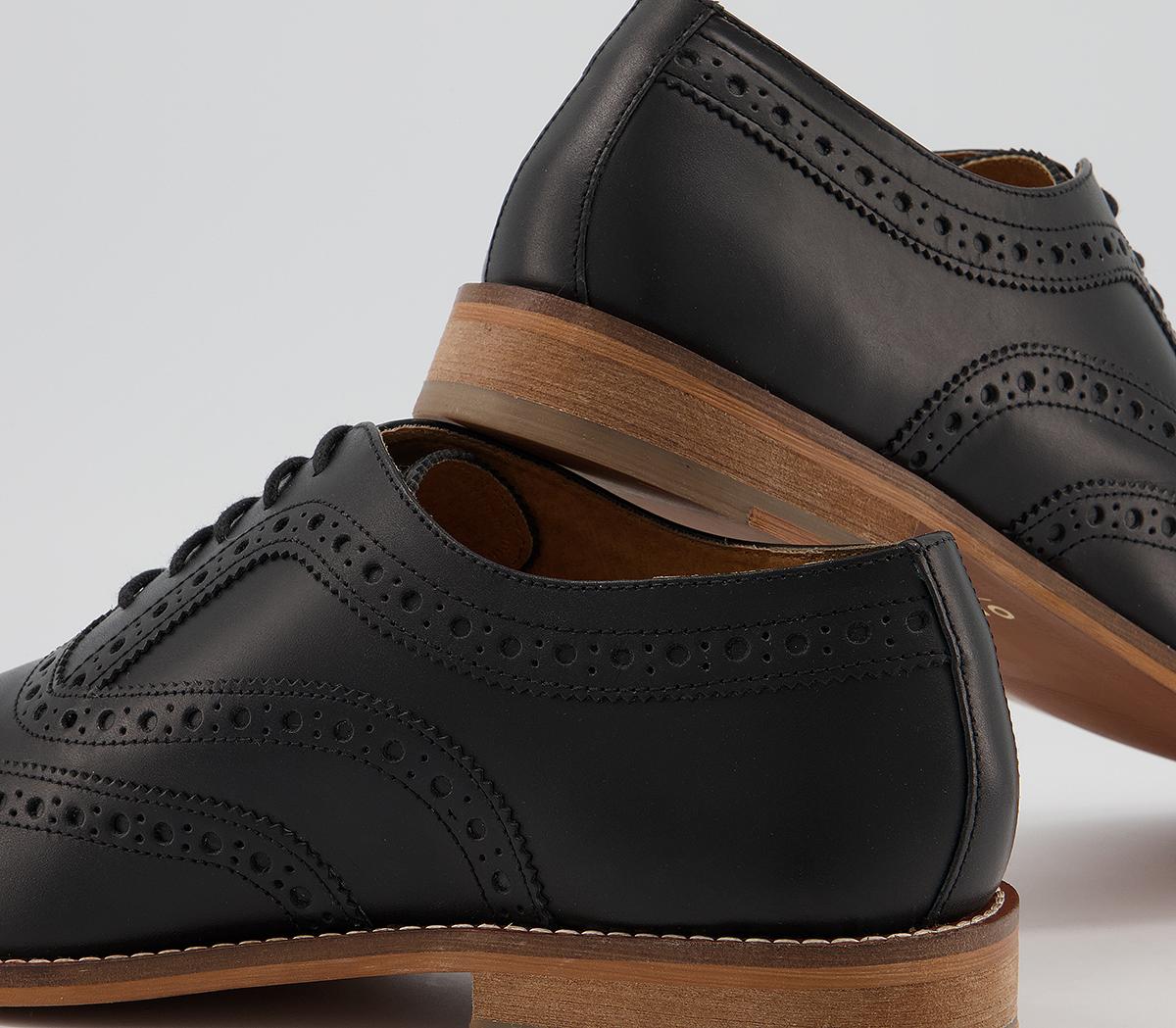 Office Meaner Brogues Office Meaner Brogues Black Leather