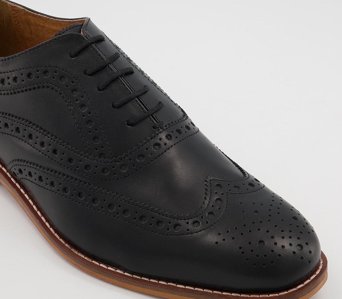 Office Meaner Brogues Office Meaner Brogues Black Leather