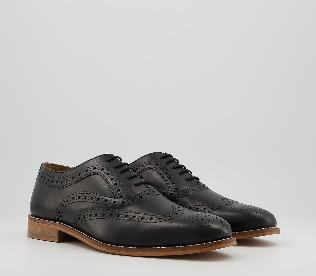 Office Meaner Brogues Office Meaner Brogues Black Leather