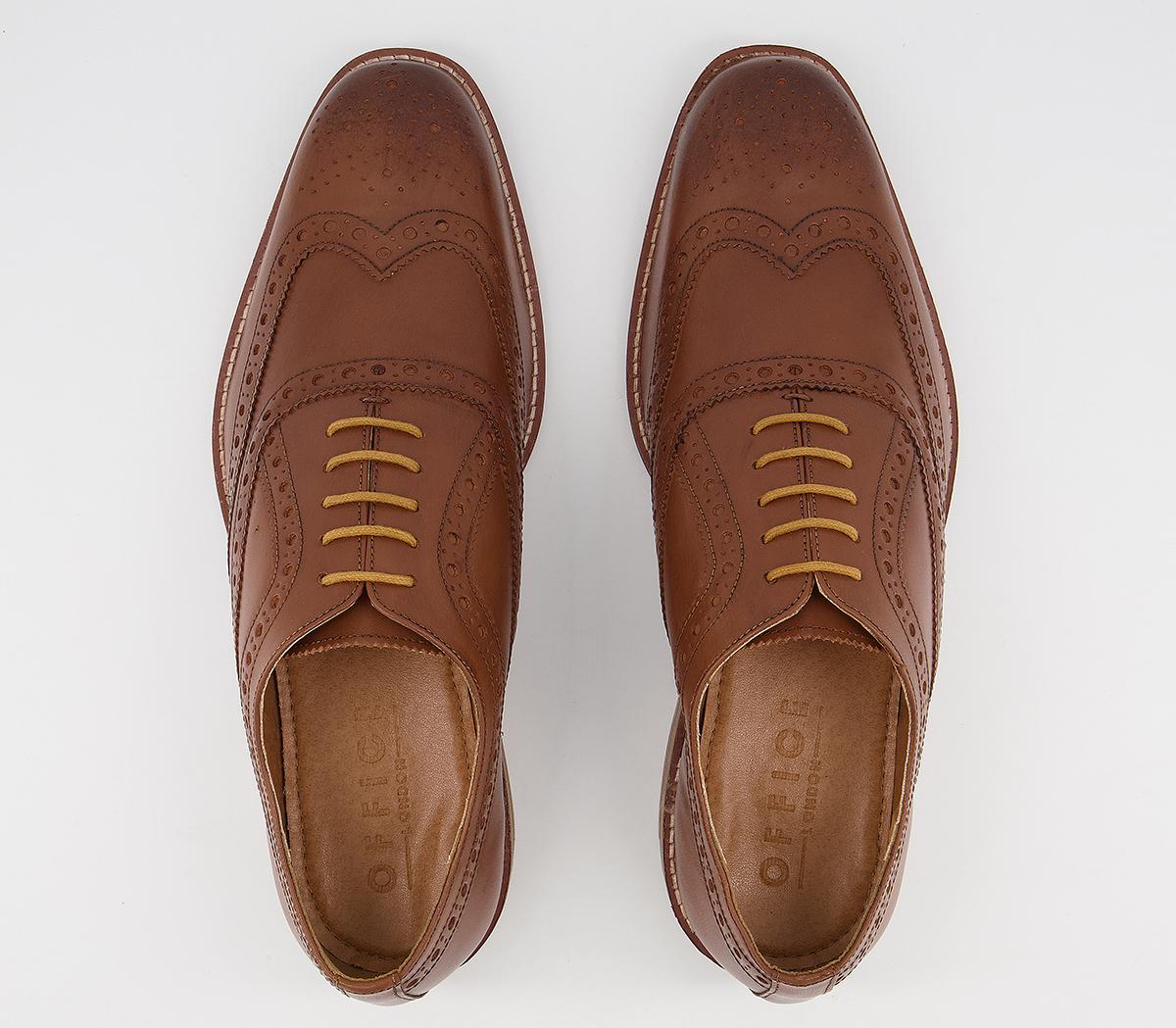 Office Meaner Brogues Office Meaner Brogues Tan Leather