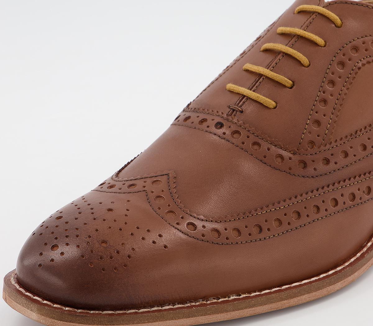 Office Meaner Brogues Office Meaner Brogues Tan Leather