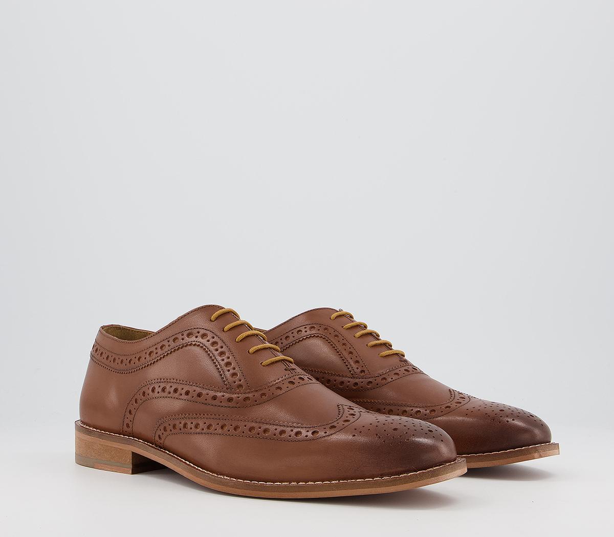 Office Meaner Brogues Office Meaner Brogues Tan Leather