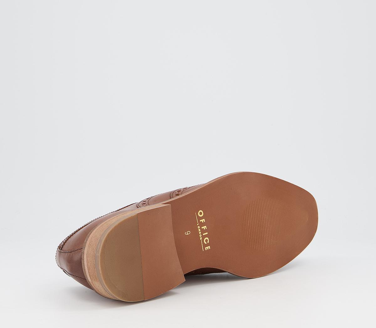 Office Meaner Brogues Office Meaner Brogues Tan Leather