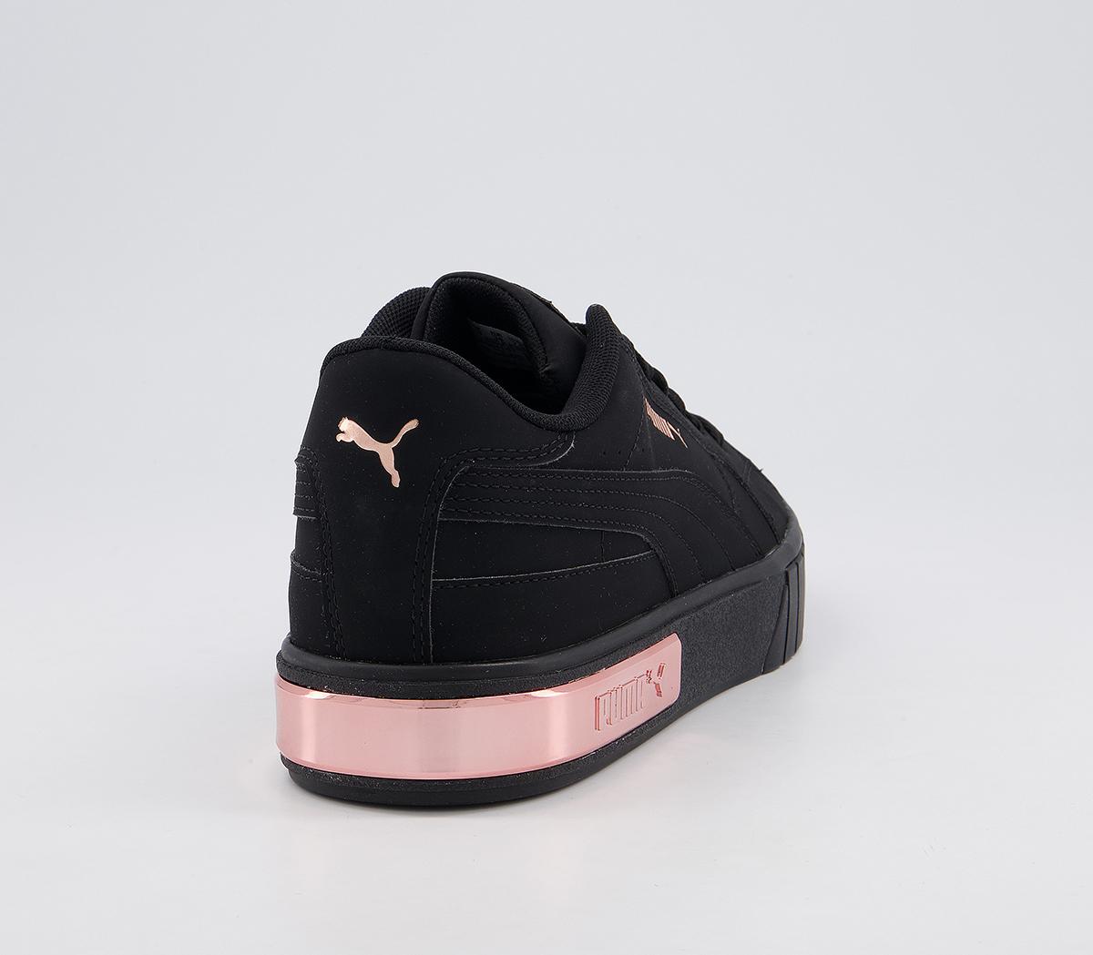 Puma Cali Star Trainers Puma Cali Star Trainers Black Rose Gold Exclusive
