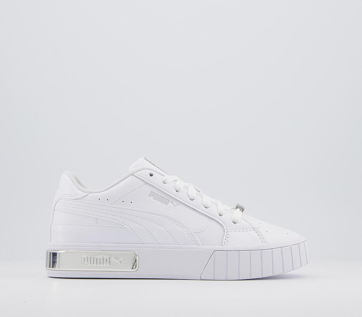 Puma white best sale metallic silver