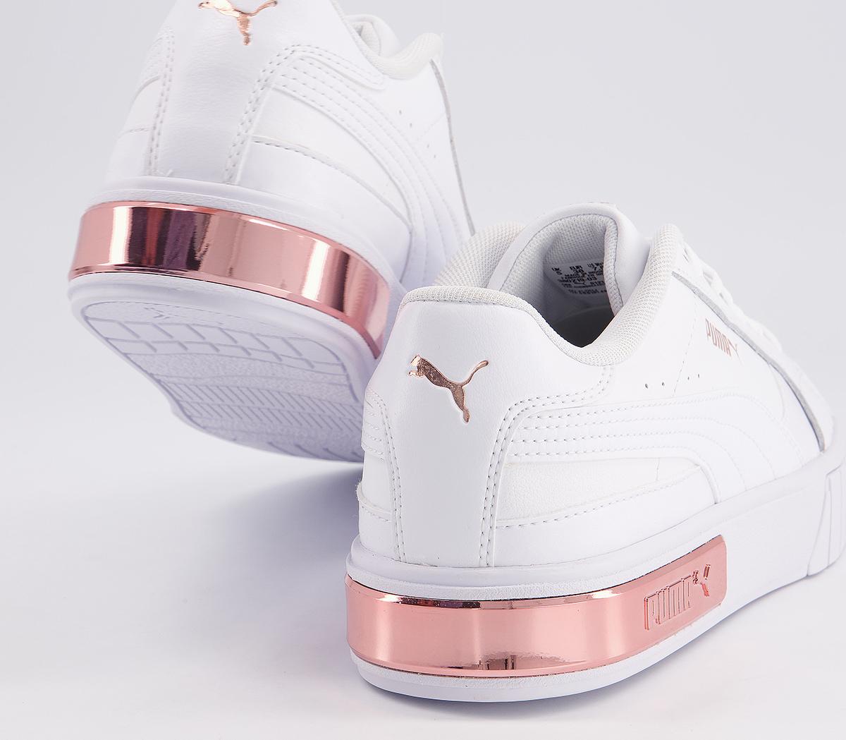 PUMA Cali Star Trainers White Rose Gold Unisex Sports