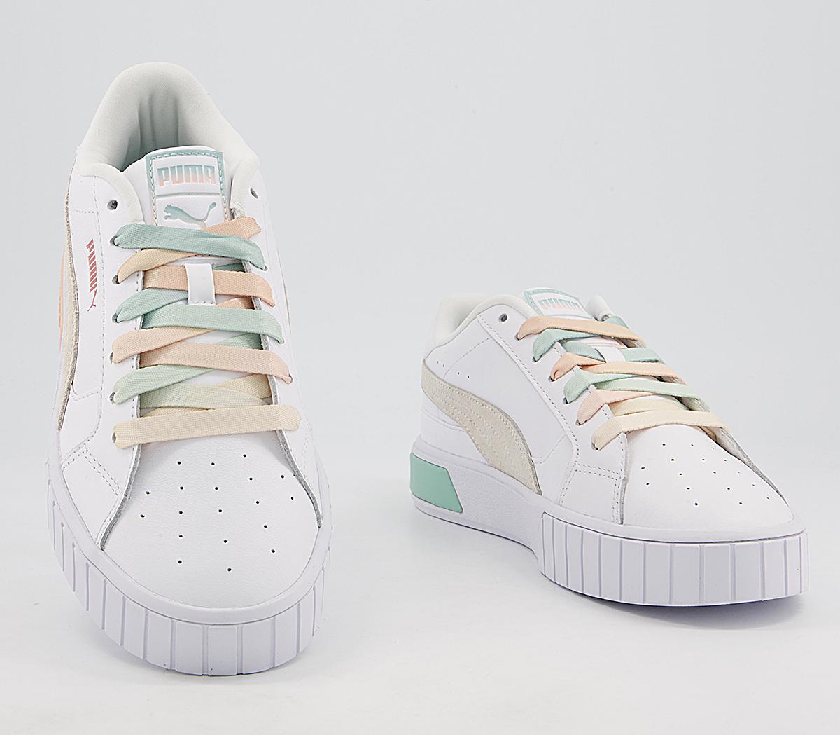 Puma Cali Star Trainers Puma Cali Star Trainers Puma White Ivory Glow Eggshell Blue