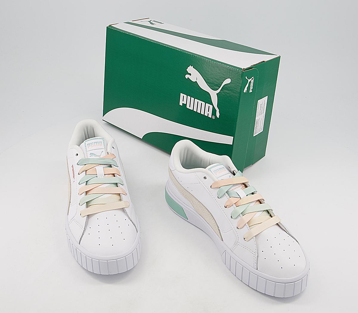 Puma Cali Star Trainers Puma Cali Star Trainers Puma White Ivory Glow Eggshell Blue