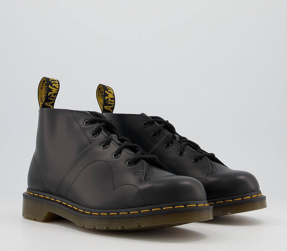 Dr. Martens Church Monkey Smooth Boots M Black - Men’s Boots