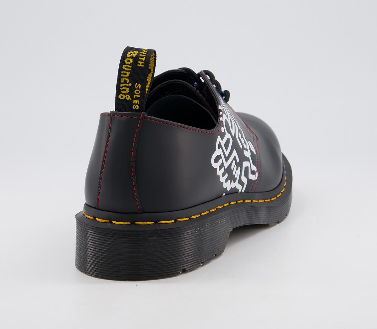 Dr. MartensKeith Haring 1461 3 Eye ShoesBlack