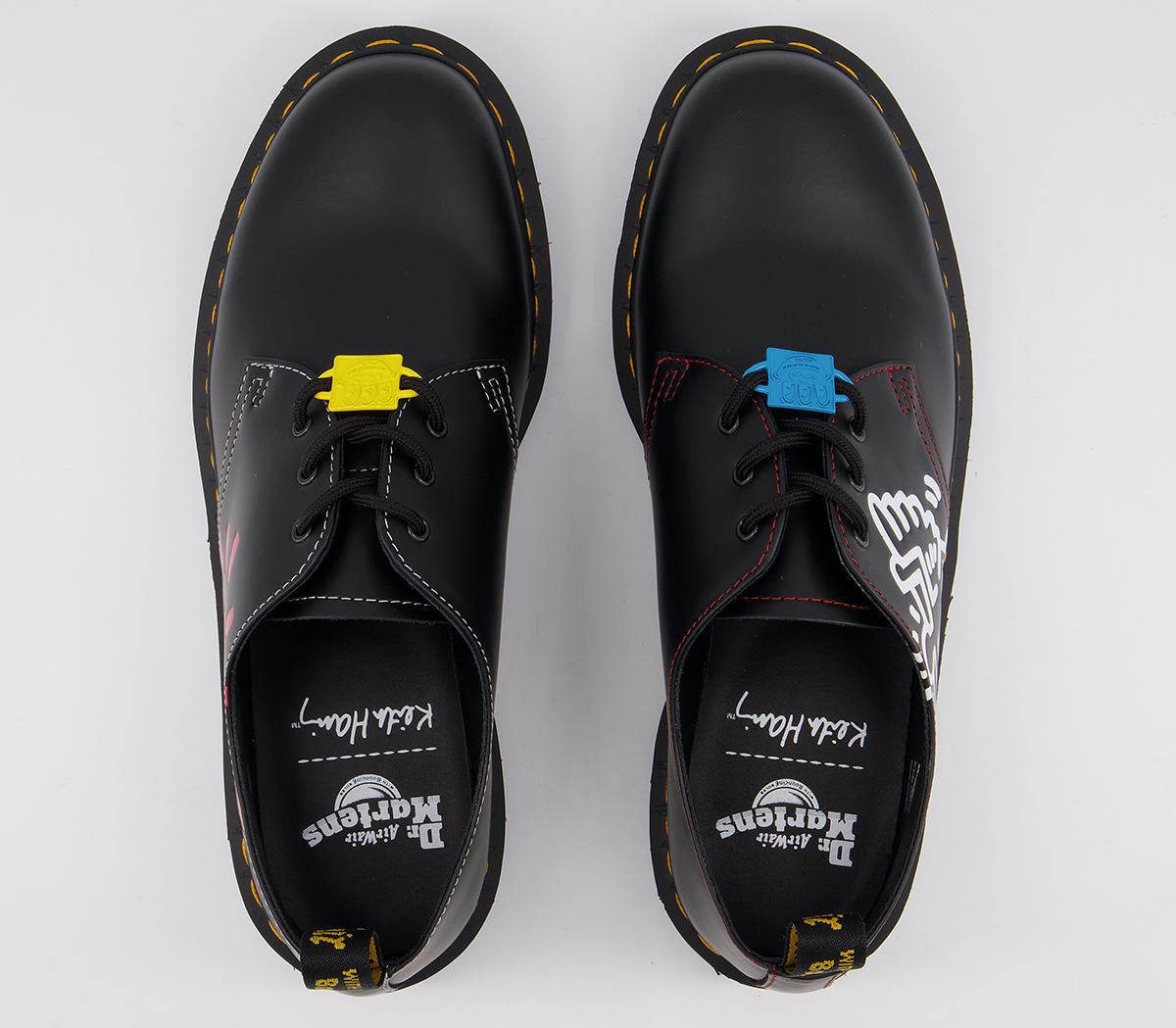 Dr. MartensKeith Haring 1461 3 Eye ShoesBlack