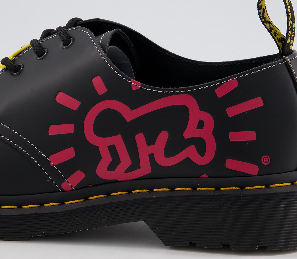 Dr. MartensKeith Haring 1461 3 Eye ShoesBlack