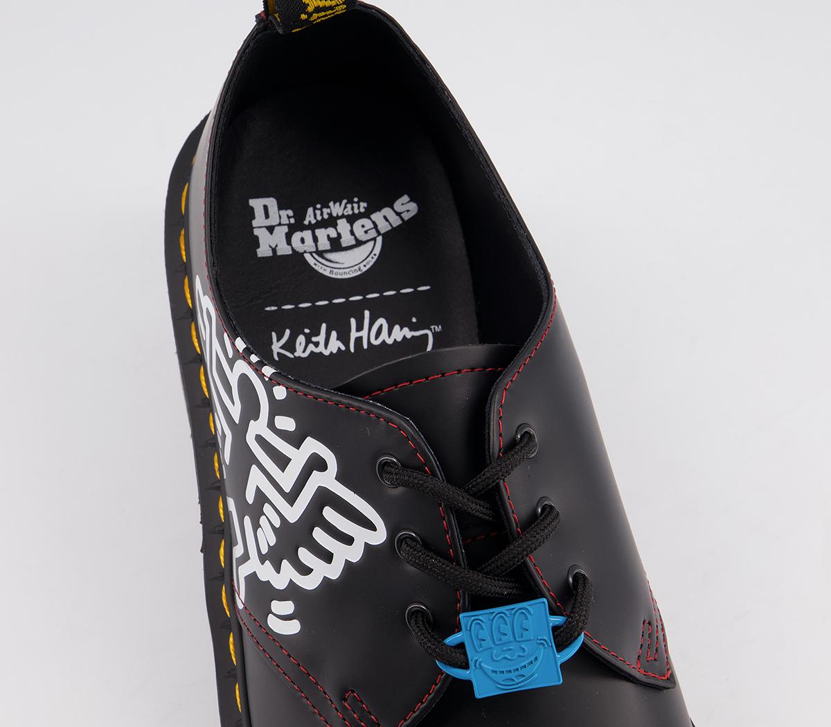 Dr. MartensKeith Haring 1461 3 Eye ShoesBlack