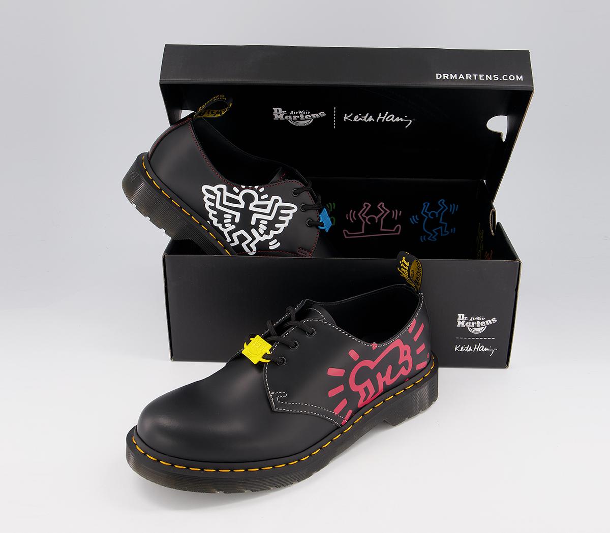 Dr. MartensKeith Haring 1461 3 Eye ShoesBlack
