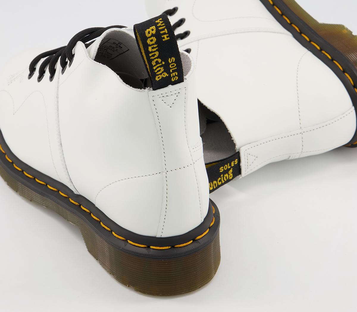 Dr. Martens Church Monkey Smooth Boots Dr. Martens Church Monkey Smooth Boots White
