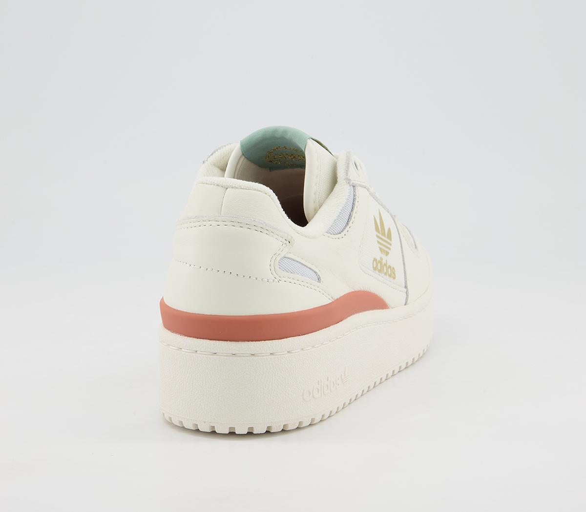 adidas Forum Bold Trainers adidas Forum Bold Trainers Cloud White Off White Halo Blue Green Copper