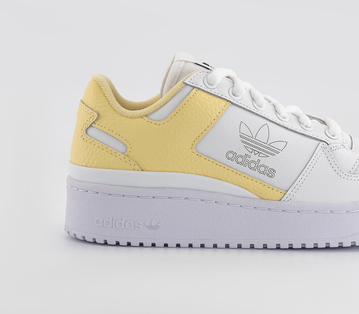 adidas Forum Bold Trainers White Almost Yellow - Women's Trainers