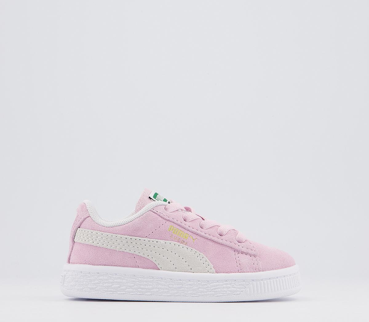 PUMASuede Classic Xxl Infant TrainersPink Lady White
