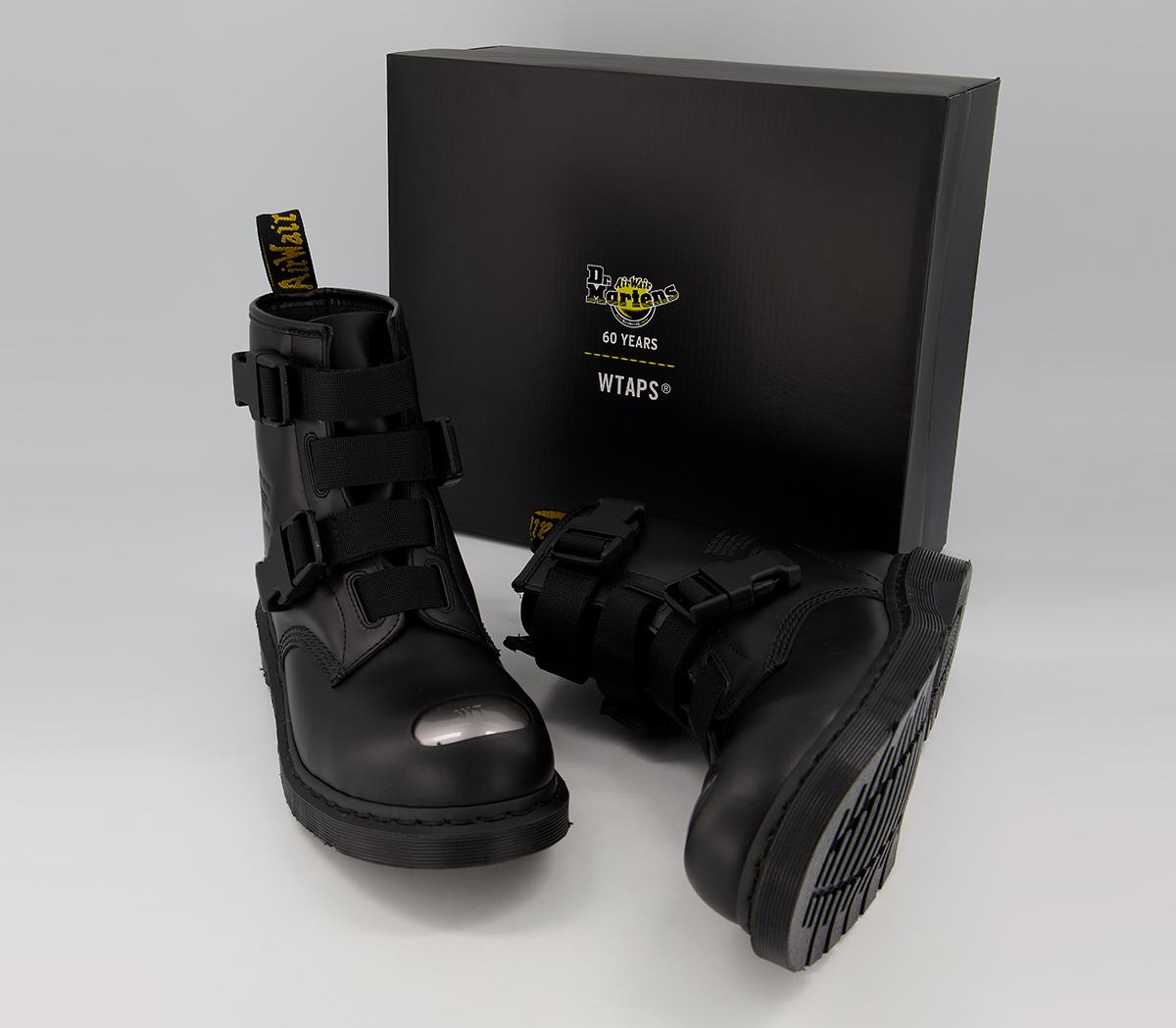 Dr. Martens1460 WTAPS Leather Strap BootsBlack Smooth