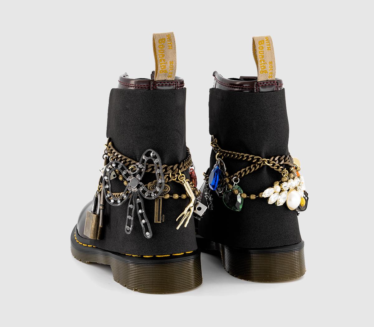 Dr. Martens 1460 Marc Jacobs Cherry Red Oxford Rub Off - Women's