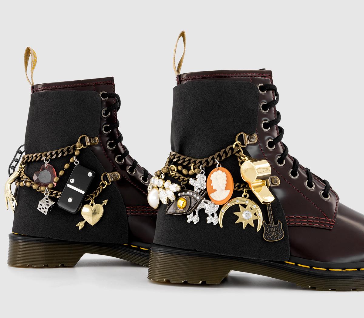 Dr. Martens 1460 Marc Jacobs Cherry Red Oxford Rub Off - Women's