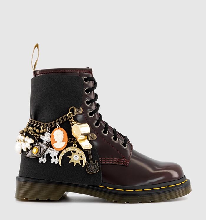 Dr. Martens 1460 Marc Jacobs Cherry Red Oxford Rub Off