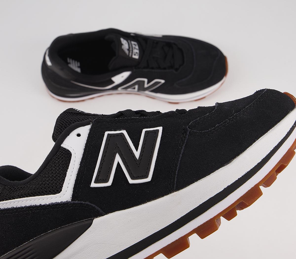 New Balance 574 Wedge Trainers Black White Women's Trainers