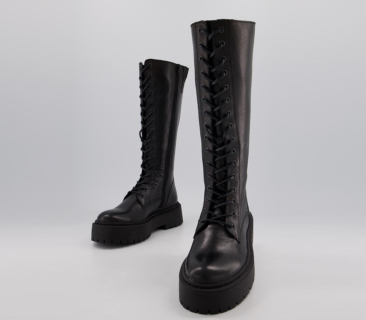 OFFICEKnowing - Chunky Calf BootBlack Leather