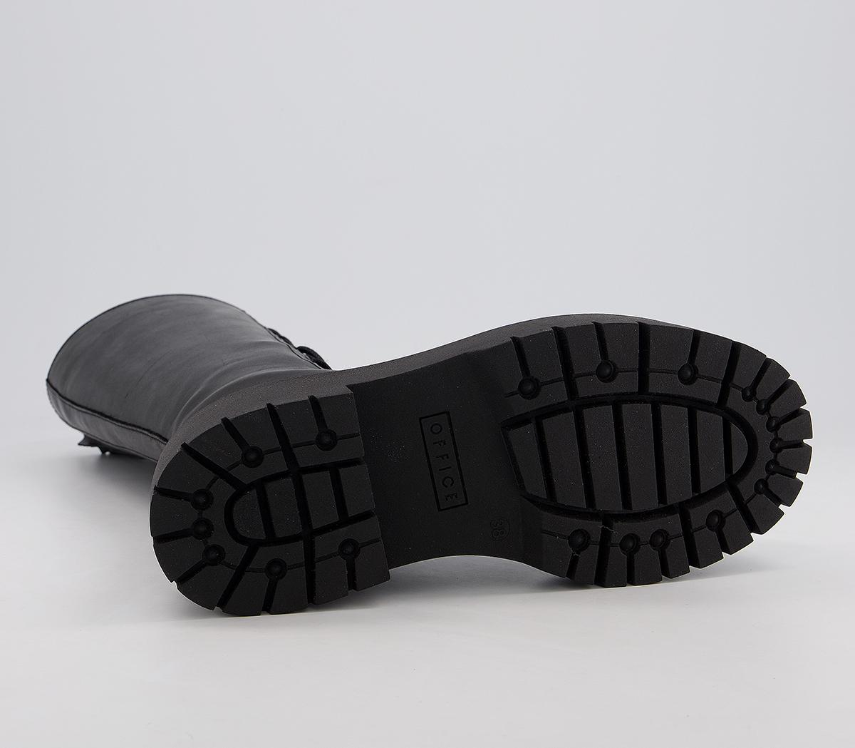 OFFICEKnowing - Chunky Calf BootBlack Leather