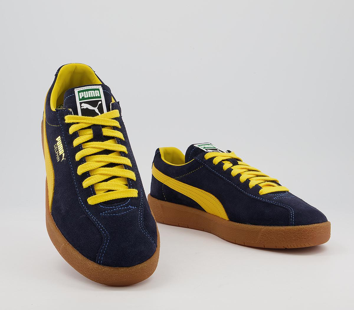 PUMA Delphin Og Trainers Puma New Navy Super Lemon Men's Terrace