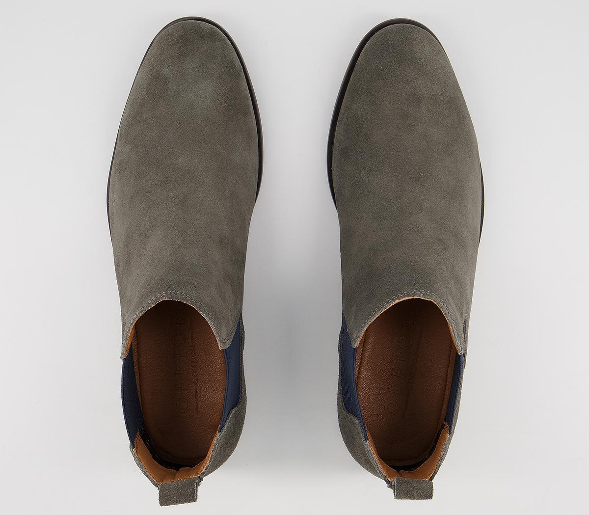 Office Barkley 2 Chelsea Boots Office Barkley 2 Chelsea Boots Grey Navy Suede