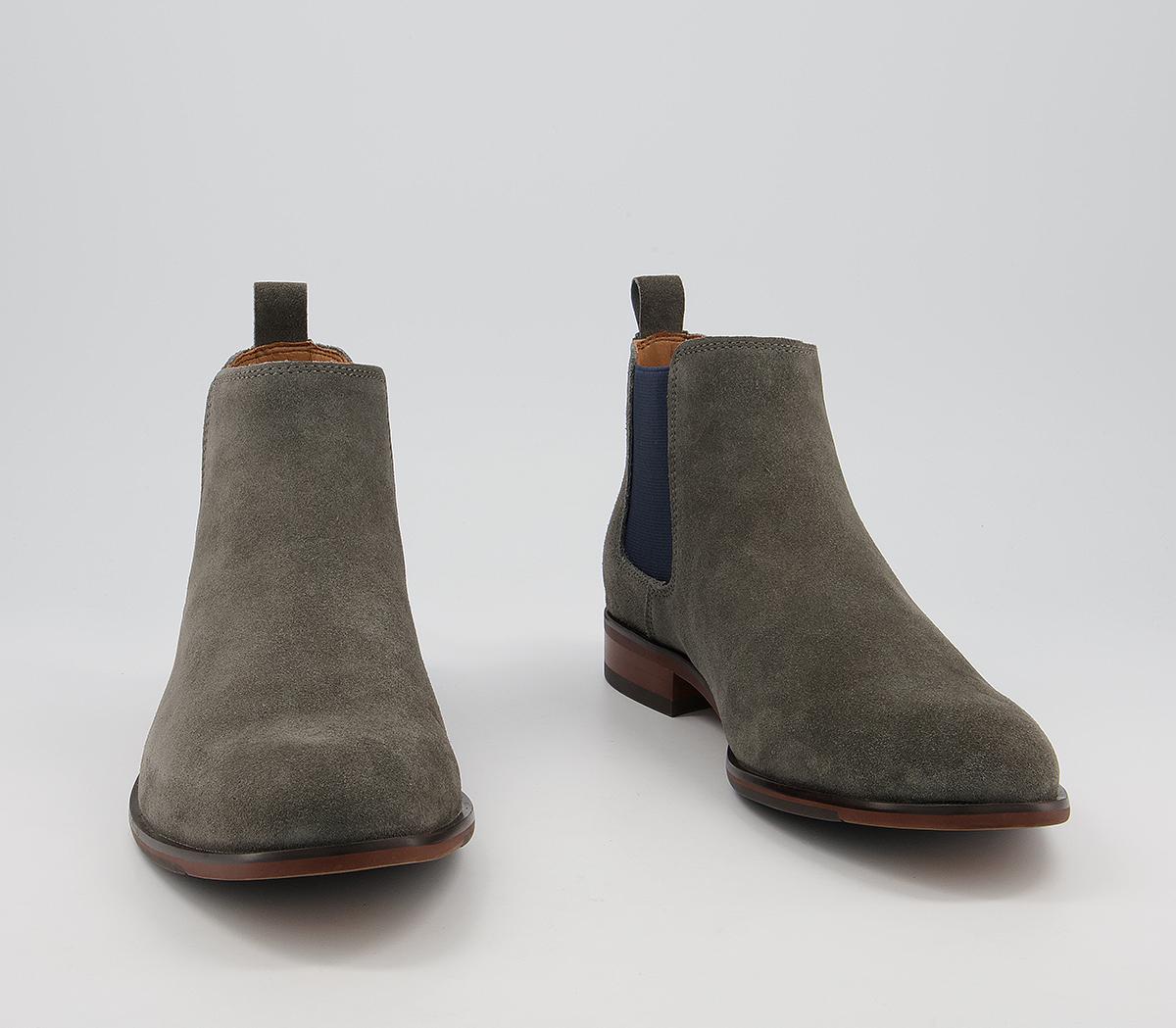 Office Barkley 2 Chelsea Boots Office Barkley 2 Chelsea Boots Grey Navy Suede