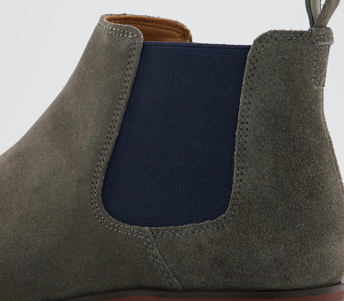 Office Barkley 2 Chelsea Boots Office Barkley 2 Chelsea Boots Grey Navy Suede