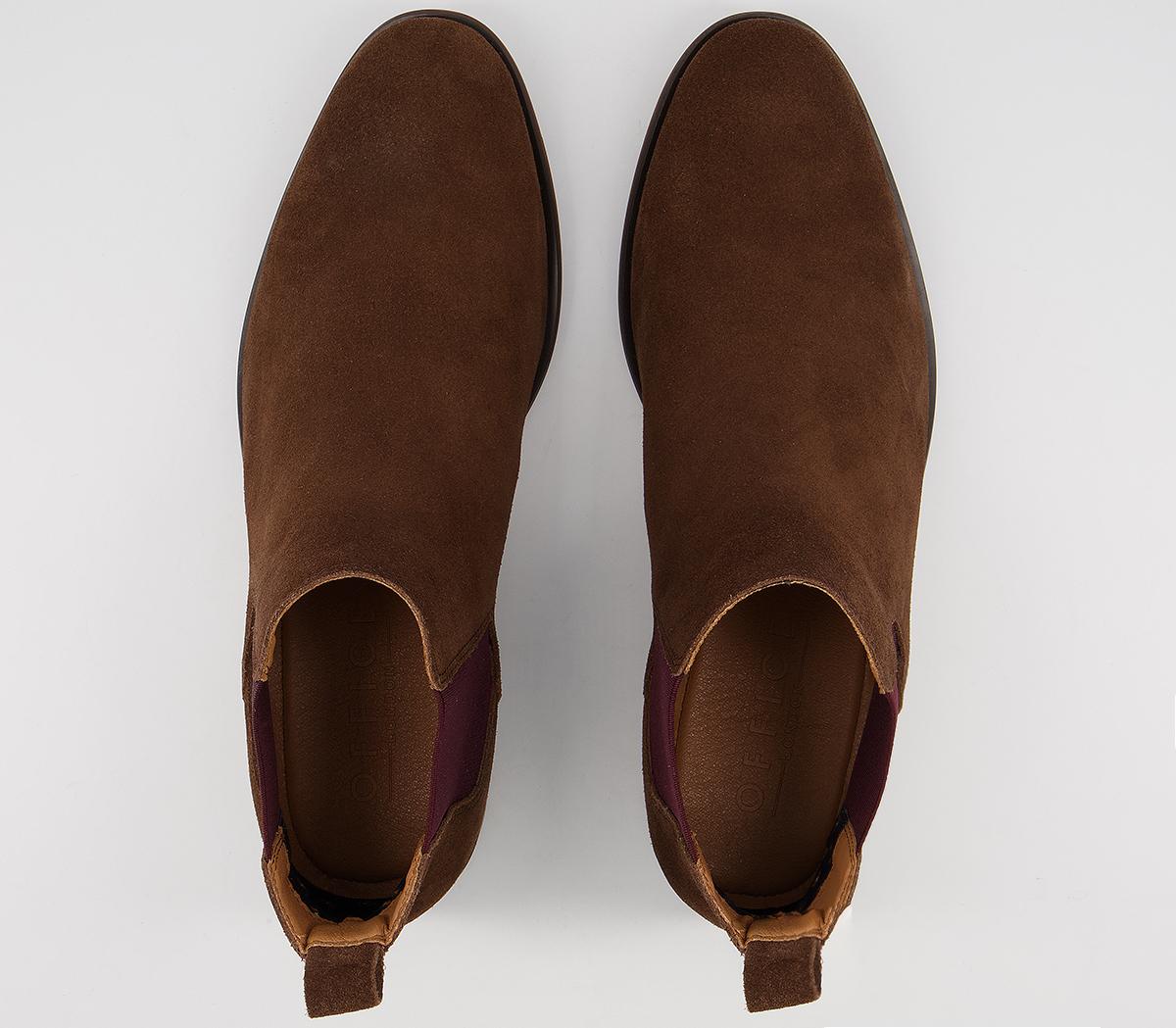OFFICEBarkley 2 Boots OFFICEBarkley 2 BootsChocolate Burgundy Suede