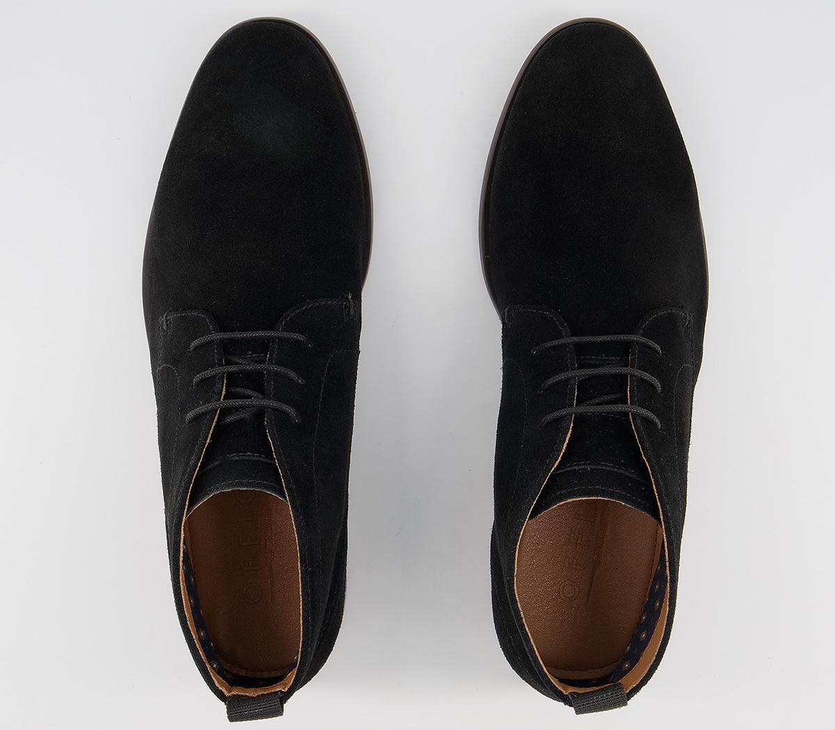 Office Barker 2 Chukka Boots Office Barker 2 Chukka Boots Black Suede