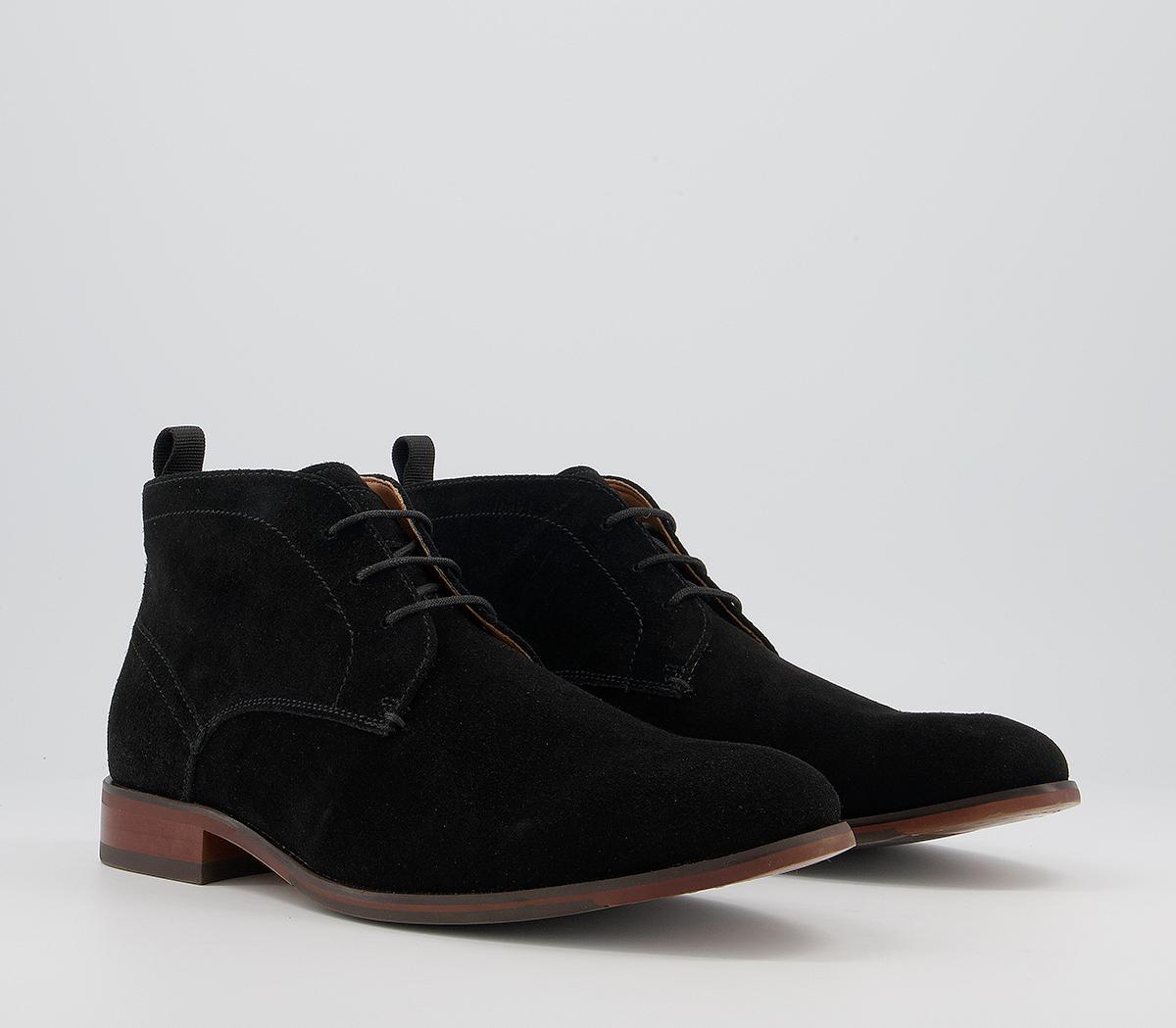 Office Barker 2 Chukka Boots Office Barker 2 Chukka Boots Black Suede