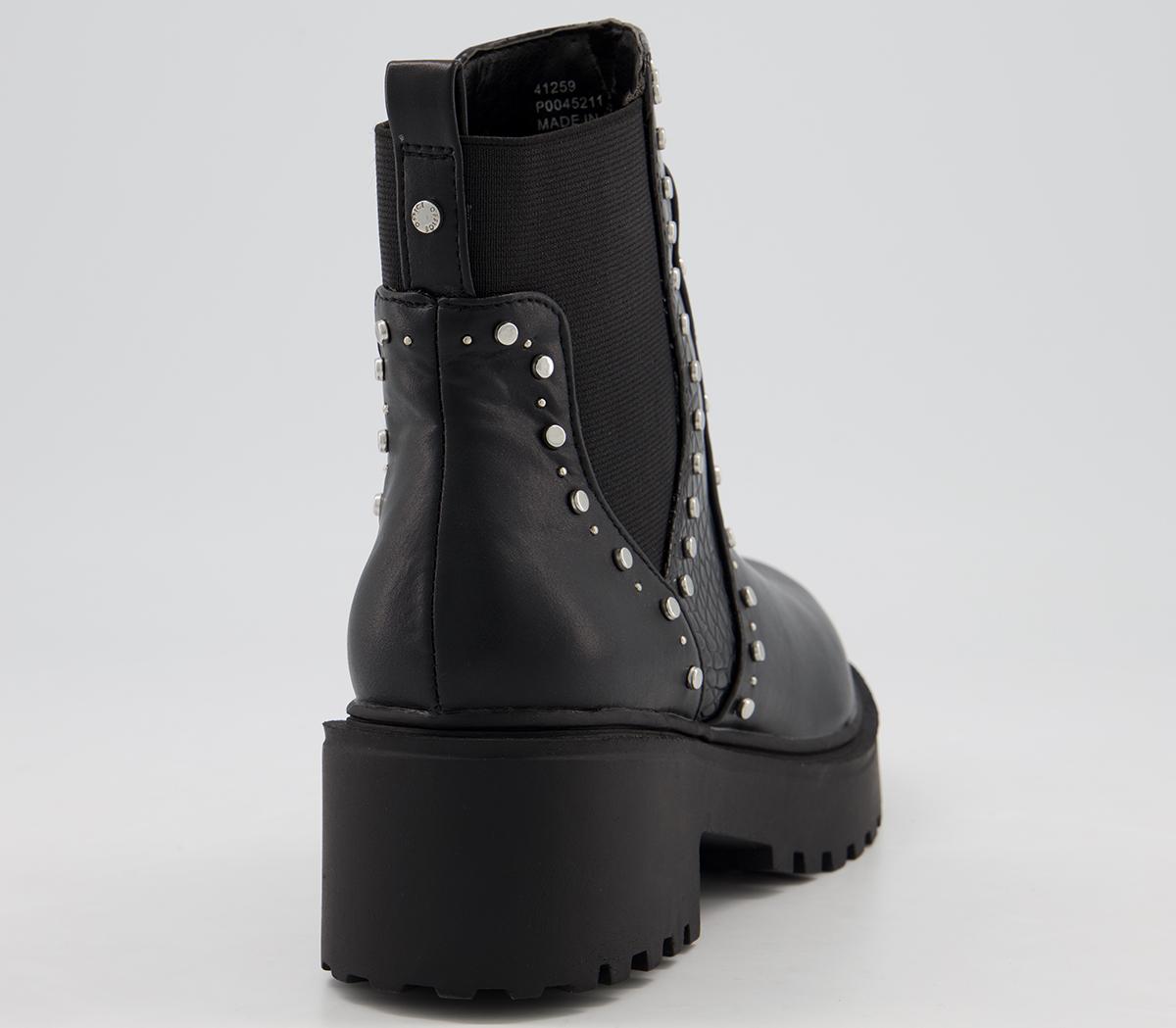 Office Above Studded Chelsea Ankle Boots Office Above Studded Chelsea Ankle Boots Black With Studs