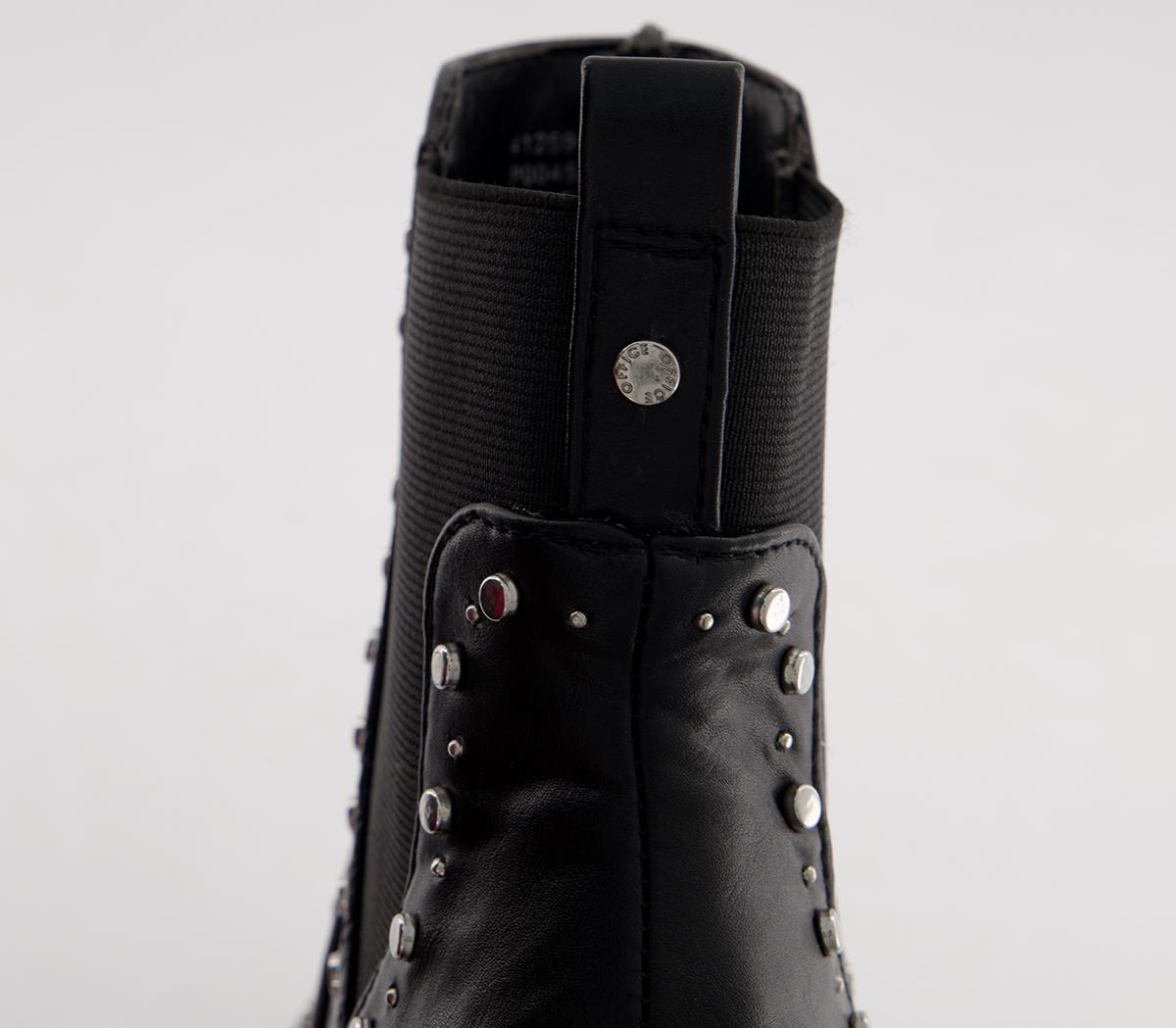 Office Above Studded Chelsea Ankle Boots Office Above Studded Chelsea Ankle Boots Black With Studs