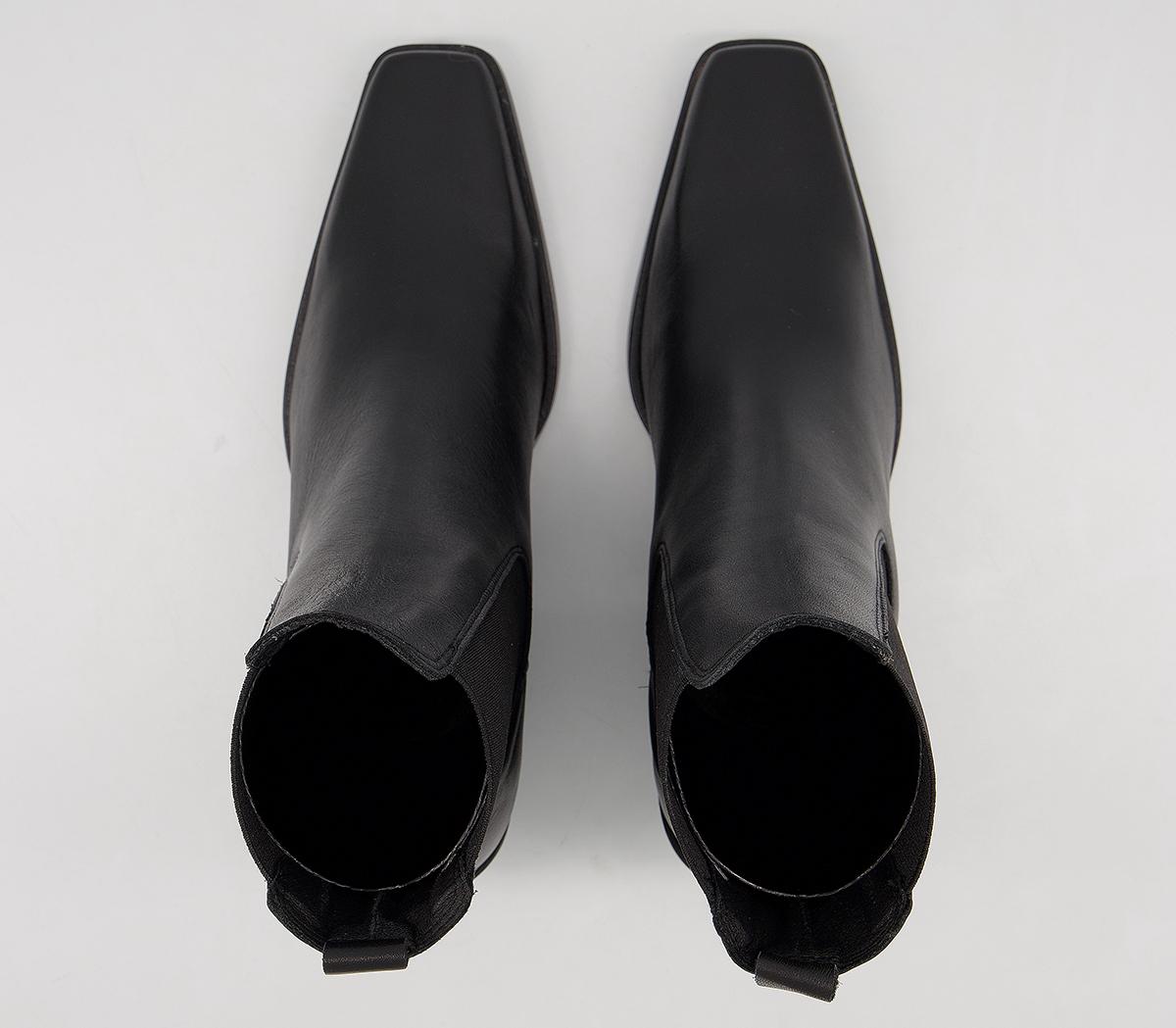 OFFICEAdjust Western Chelsea BootsBlack Leather