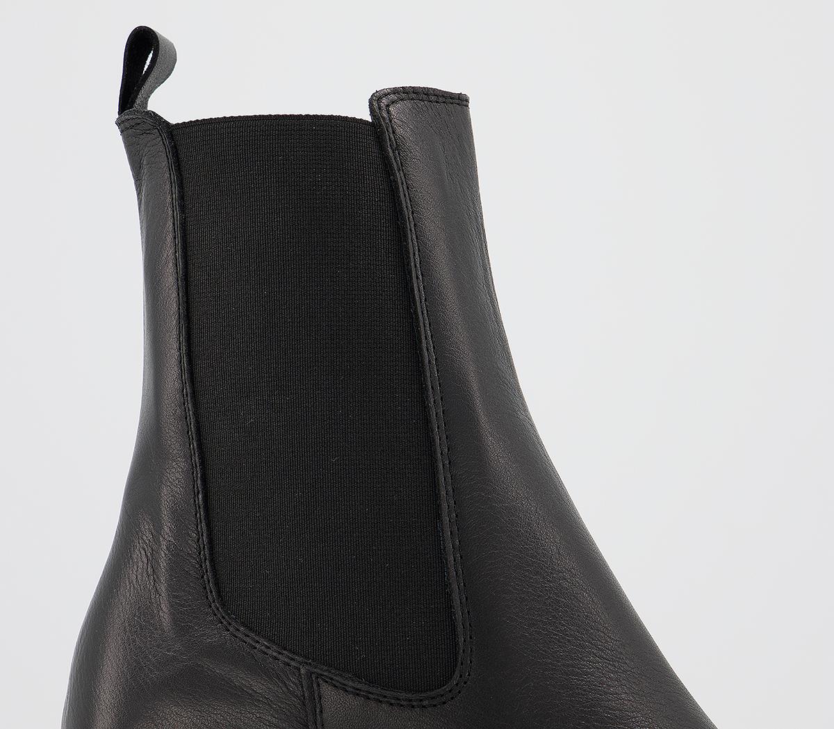 OFFICEAdjust Western Chelsea BootsBlack Leather