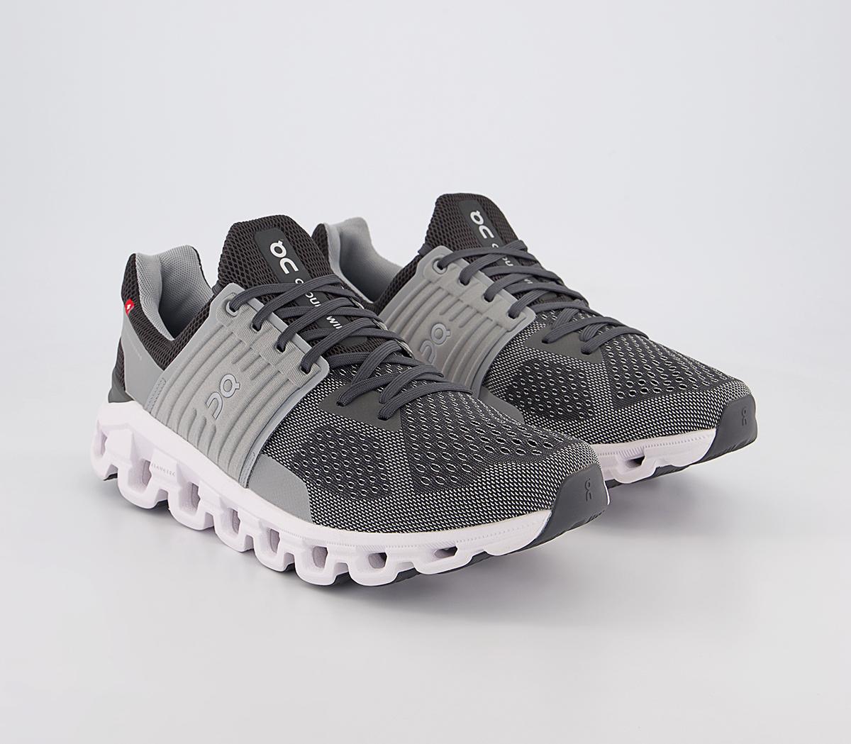 On Running Cloudswift Trainers Rock Slate - Unisex Sports