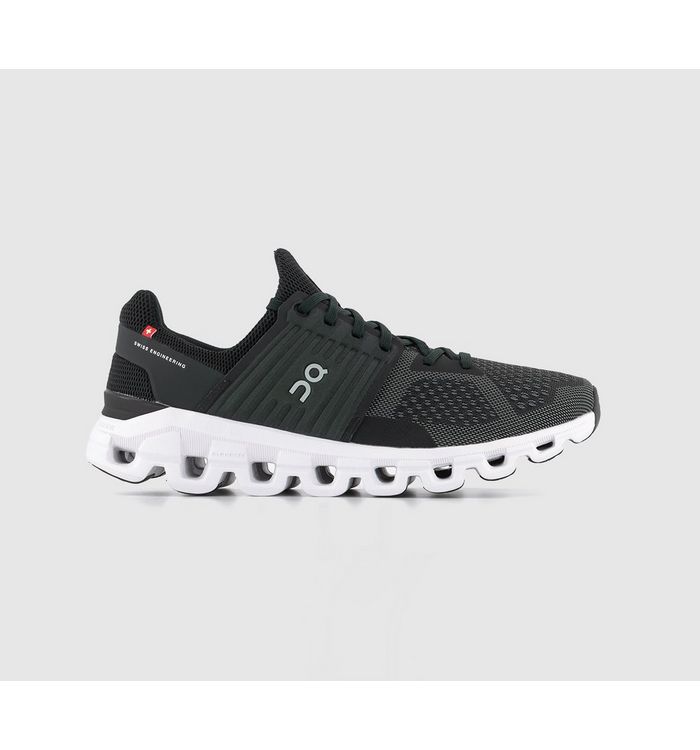 On Running Cloudswift Trainers Black Rock Rubber