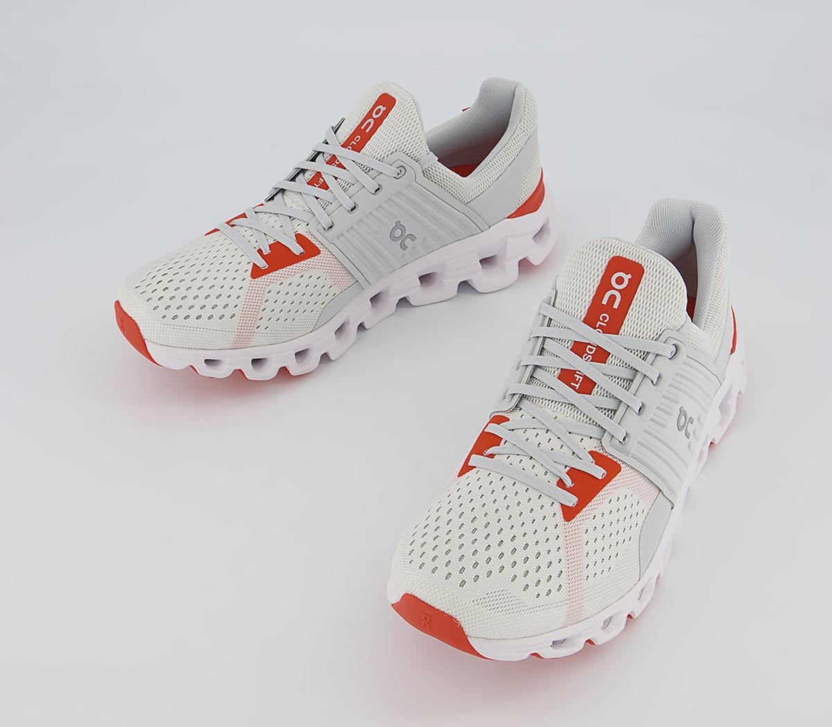 On Running Cloudswift Trainers White Flame - Unisex Sports