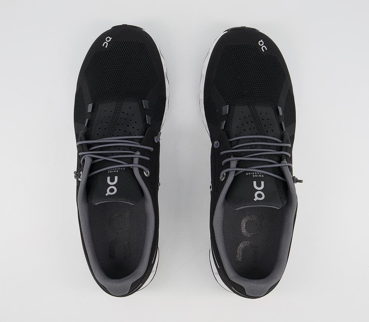 On Running Cloud Trainers On Running Cloud Trainers Black White