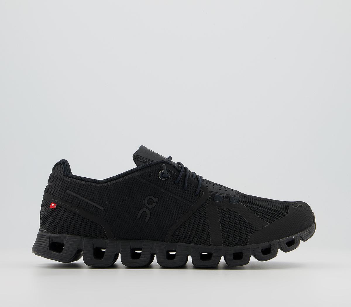 Black running trainers outlet junior