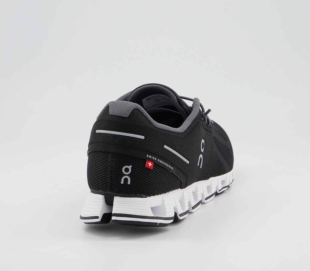 On Running Cloud Trainers On Running Cloud Trainers Black White F