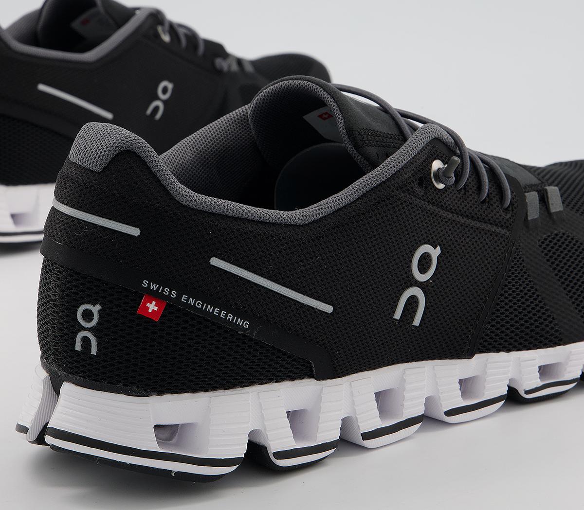 On Running Cloud Trainers On Running Cloud Trainers Black White F