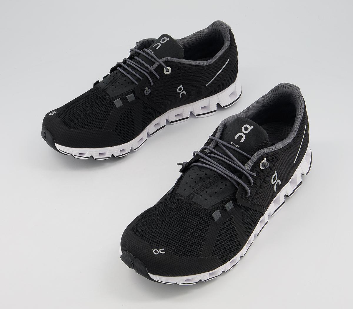 On Running Cloud Trainers On Running Cloud Trainers Black White F