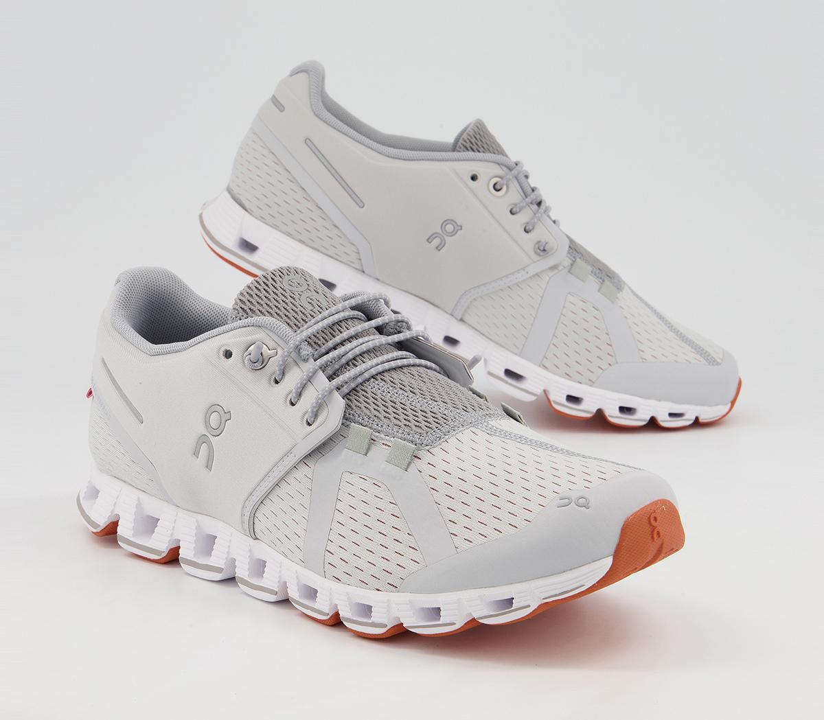 On Running Cloud Trainers On Running Cloud Trainers Glacier White F